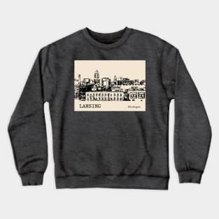 Lansing Michigan Crewneck Sweatshirt